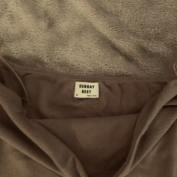 Aritzia Sunday Best body suit in grey - Picture 2 of 2